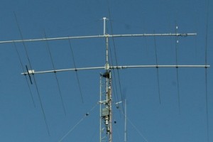 Photo of 
      NA4M tower, February, 2009